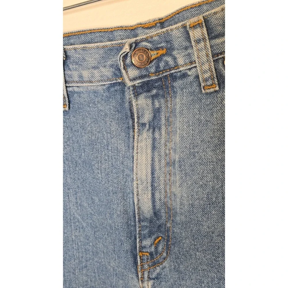 Mustang Mens‎ Jeans 34x30 Straight Mid Rise Medium Wash 100% Cotton Vintage Y2K